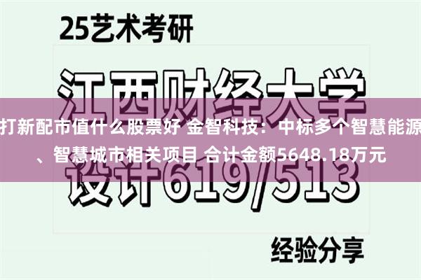 打新配市值什么股票好 金智科技：中标多个智慧能源、智慧城市相关项目 合计金额5648.18万元