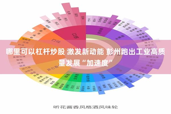 哪里可以杠杆炒股 激发新动能 彭州跑出工业高质量发展“加速度”