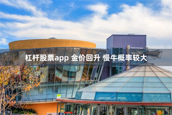 杠杆股票app 金价回升 慢牛概率较大