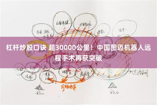 杠杆炒股口诀 超30000公里！中国图迈机器人远程手术再获突破